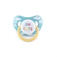Pacifier with cover 2pcs. YELLOW/BLUE